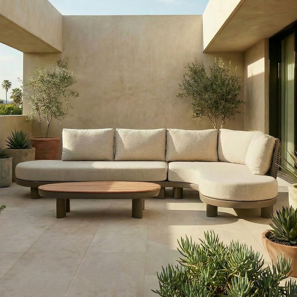 Bruxelles Relax Sofa Set (shell back)